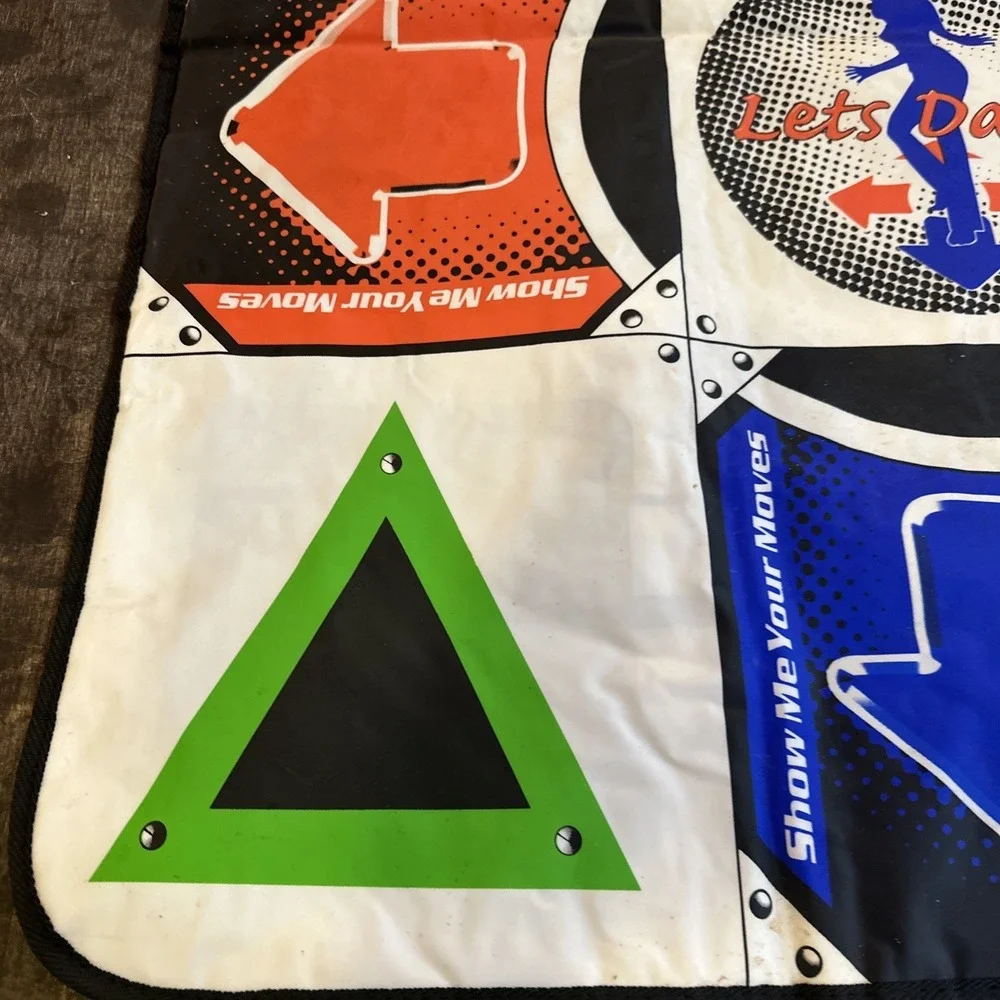 Pelican Universal Dance Pad Mat PS2?? Revolution Lets Dance Not Tested Set Of 2